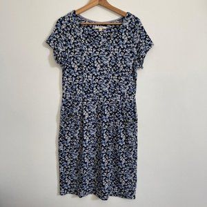 White Stuff Womens White and Blue Dress